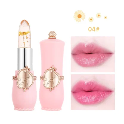 ( ৩ পিস) Jelly Dried Flower Color Changing Lip Balm with